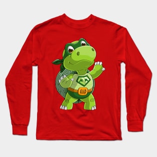 Turtle Superhero Cute Long Sleeve T-Shirt